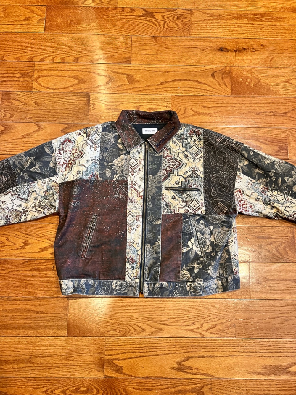 Patchwork Patterned Jacket - Picture 8 of 10